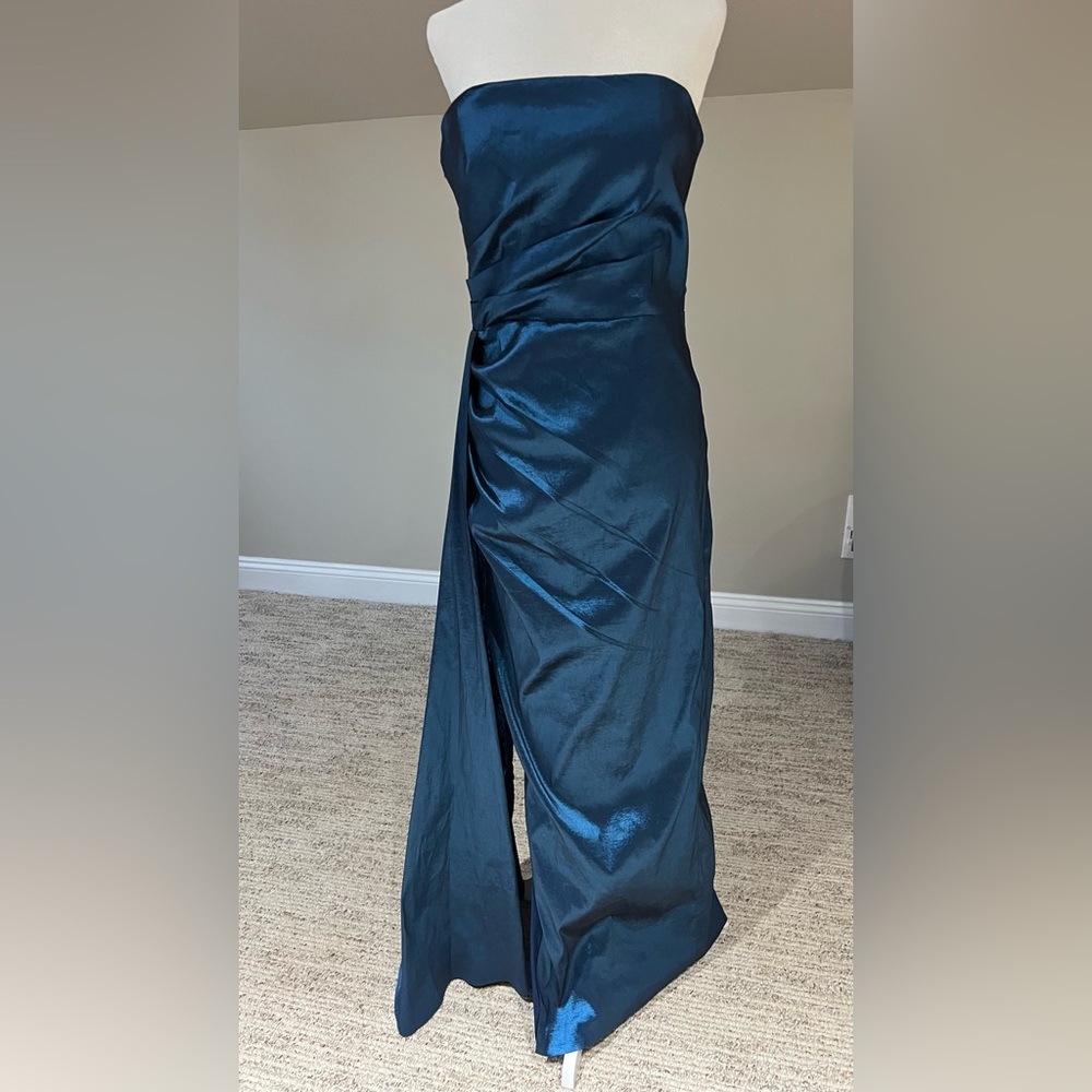 Sleek Midnight Blue Maxi Dress